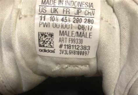 fake adidas serial number|adidas shoe serial number identification.